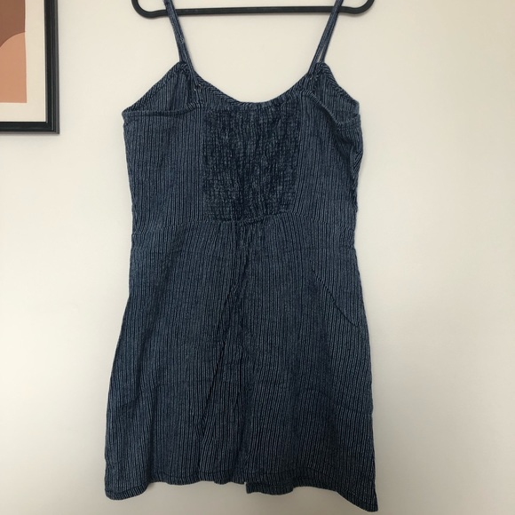 Amuse Society Brunch Date Stripe Mini Cotton Dress - Picture 6 of 11